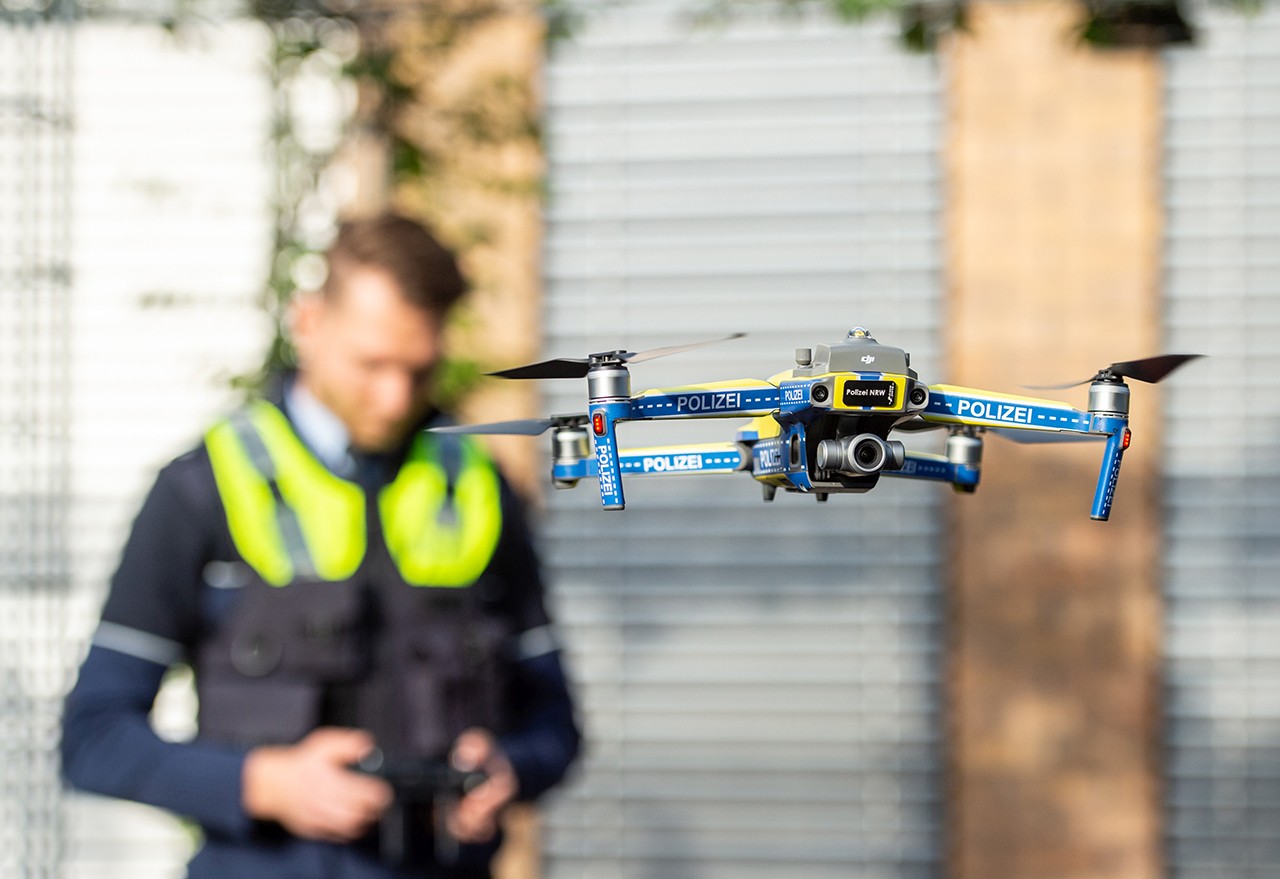 Für den Polizeieinsatz mit Drohnen ist eine spezielle Fortbildung erforderlich